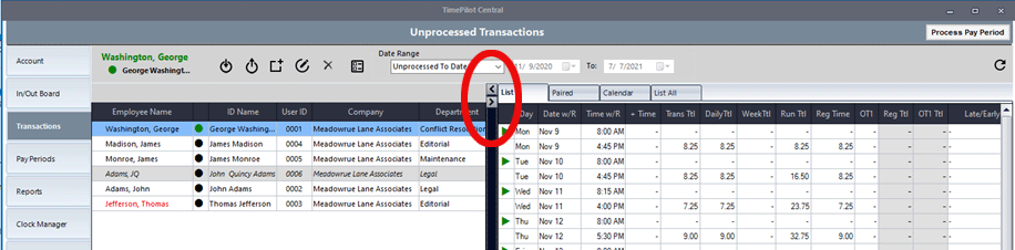 You can reset the columns back by clicking the left arrow between to the two lists.